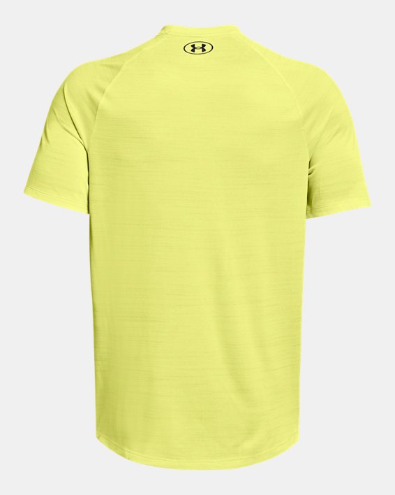 Men's UA Tech™ 2.0 Tiger Short Sleeve in Yellow image number 5